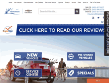 Tablet Screenshot of myrtlebeachchevroletcadillac.com